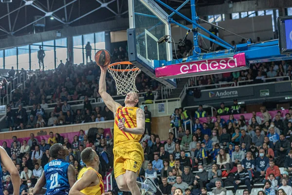 Andorra Vella Ανδόρα 2022 Απρίλιος Παίκτες Στον Αγώνα Acb League — Φωτογραφία Αρχείου