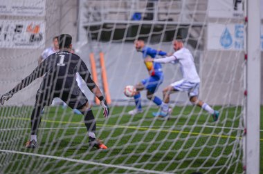 Andorra La Vella, ANDORRA: 2022 8 NİSAN: PRIMERA RFEF FC ANDORRA 2 - 1 GERÇEK MAÇEĞİNDE ÇALIŞTI