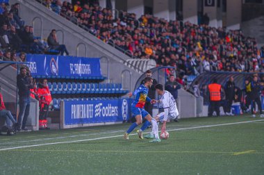 Andorra La Vella, ANDORRA: 2022 8 NİSAN: PRIMERA RFEF FC ANDORRA 2 - 1 GERÇEK MAÇEĞİNDE ÇALIŞTI