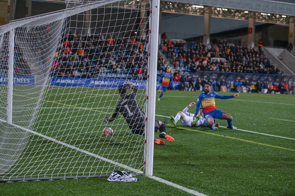 Andorra La Vella, ANDORRA: 2022 8 NİSAN: PRIMERA RFEF FC ANDORRA 2 - 1 GERÇEK MAÇEĞİNDE ÇALIŞTI