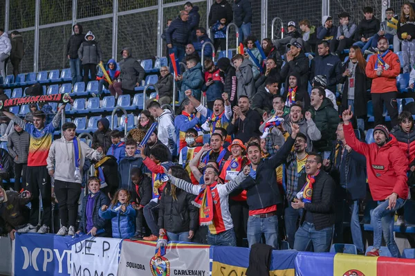 Andorra Vella Andorra April 2022 Fca Fans Aktion Dem Match — Stockfoto