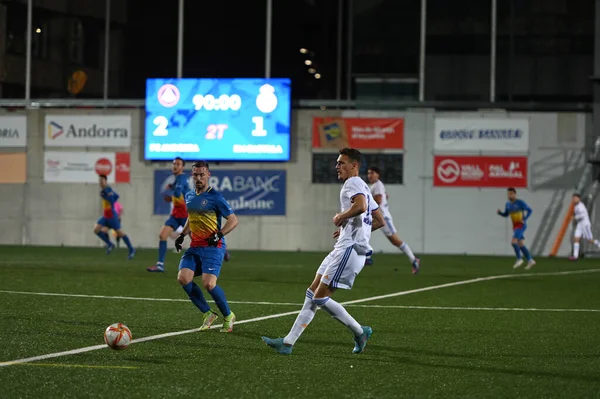 Andorra La Vella, ANDORRA: 2022 8 NİSAN: PRIMERA RFEF FC ANDORRA 2 - 1 GERÇEK MAÇEĞİNDE ÇALIŞTI