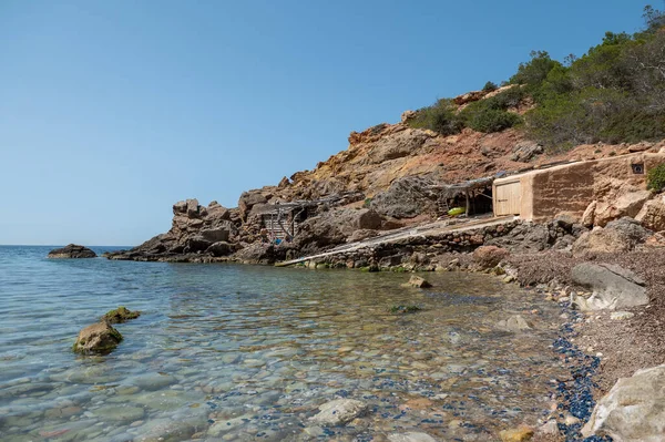 Calo Illa Beach Island Ibiza Spain Summer 2022 — ストック写真