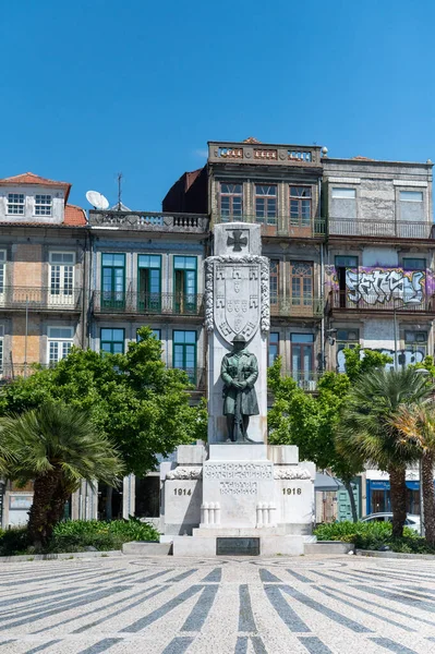 Porto Portogallo 2022 Maggio Monumento Aos Mortos Grande Guerra Porto — Foto Stock