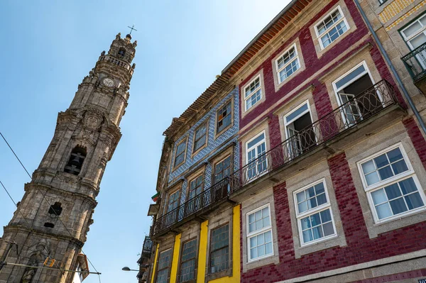 Башня Клеригос Порту Португалия Летом 2022 Года — стоковое фото
