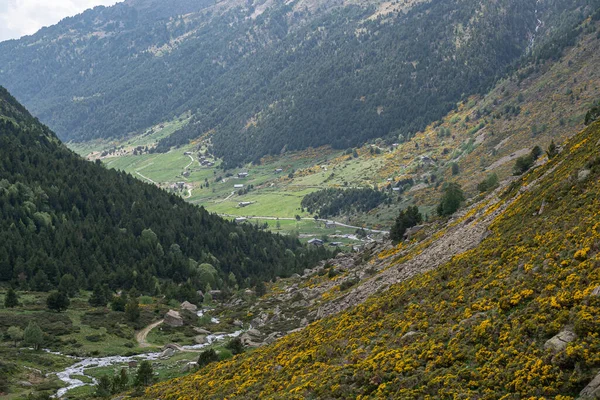 Landscape Vall Incles Andorra Spring 2022 — Stock Photo, Image