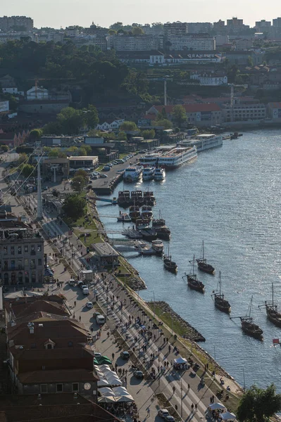 Порту Португалия 2021 Мая Городской Пейзаж Порту Через Реку Дору — стоковое фото