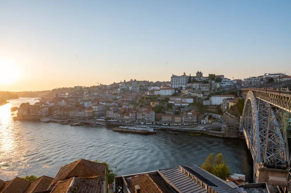 Porto Portugal 2021 Mai Stadtbild Von Porto Über Dem Douro — Stockfoto
