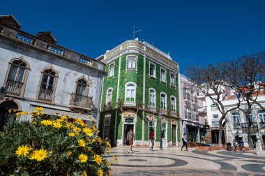 Lagos, Portekiz. 2022 Mayıs 06. 2022 yazında Portekiz 'in Algarve kentindeki Lagos kentindeki tipik Portekiz Obrigado dükkanı..