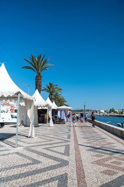 Lagos Portogallo 2022 Maggio Panorama Del Lungomare Della Città Turistica — Foto Stock