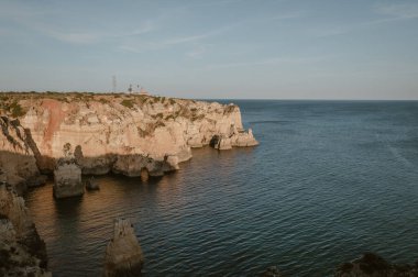 Portekiz, Lagos 'taki Algarve' de Ponta de Piedade 'nin bakış açısı.