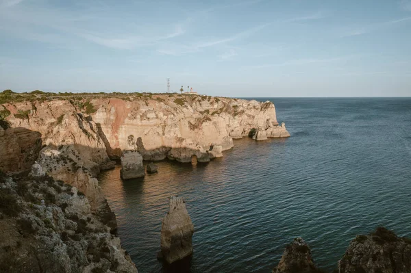 Portekiz, Lagos 'taki Algarve' de Ponta de Piedade 'nin bakış açısı.