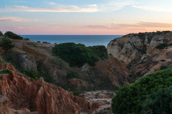 Portekiz, Lagos 'taki Algarve' de Ponta de Piedade 'nin bakış açısı.