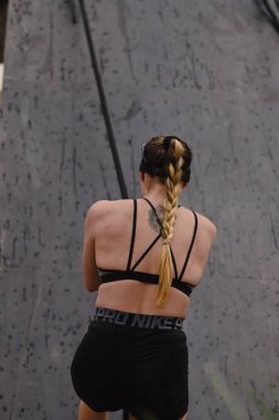 Encamp, Andorra: 11 Haziran 2022: 11 Haziran 2022 tarihinde Andorra 'da düzenlenen 2020 Sparta Yarış Engelli Yarış Yarışına yarışmacılar katıldı..