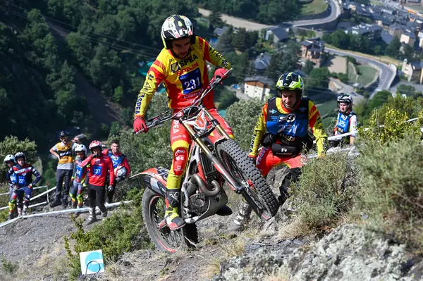 Sant Julia Loria Andorra Giugno 2022 Fim Trialgp Andorra Giorno — Foto Stock