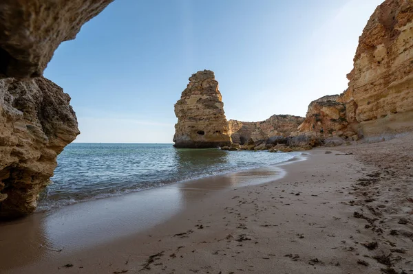 Beautiful Praia Marina Algarve Portugal — Foto de Stock