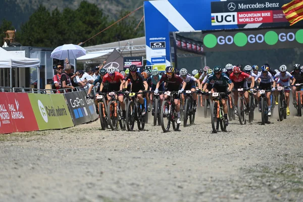 Vallnord Andorra July 2022 Uci Mountain Bike World Cup 2022 — Foto de Stock