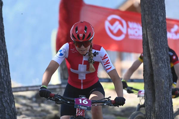 Vallnord Andorra Julho 2022 Uci Mountain Bike Copa Mundo 2022 — Fotografia de Stock