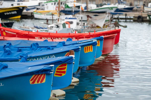Cambrils España 2022 Septiembre Barcos Los Muelles Del Puerto Cambril — Foto de Stock