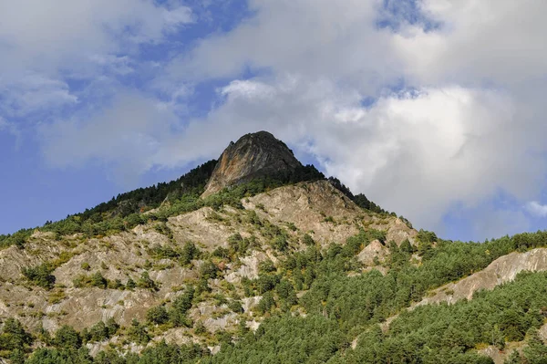 Bergen Een Zonnige Herfstdag Pyreneeën — Stockfoto