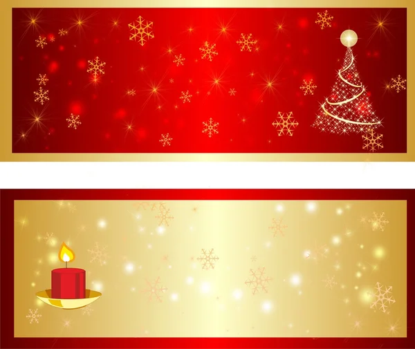 Christmas banner backround — Stock Vector