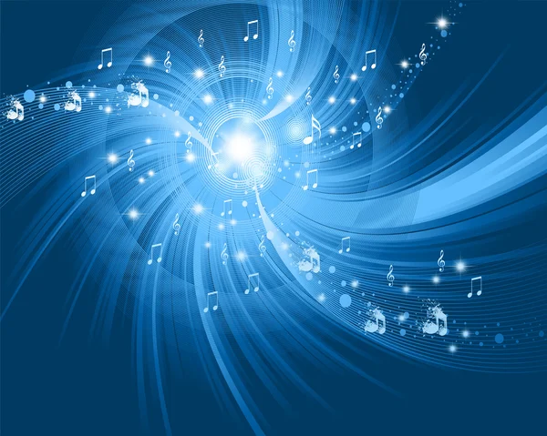 Blue abstract melodie backround — Stockfoto