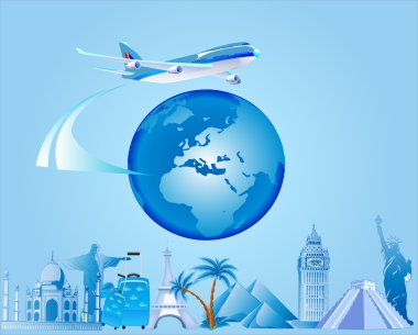 tatil ve küre vektör artalanları