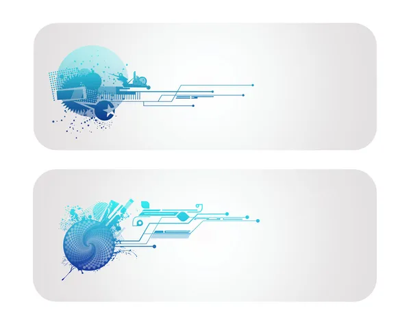 yeni teknoloji vektör afiş