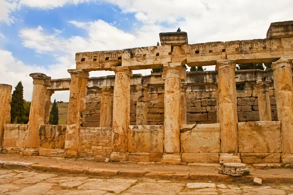 De oude stad Hierapolis in pamukkale, Turkije — Stockfoto