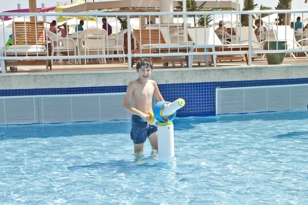 Tiempo de diversión en la ciudad de Aqua — Foto de Stock