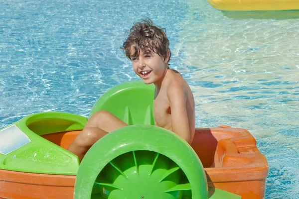 Zabawa czas w aqua parku, izmir, Turcja — Zdjęcie stockowe