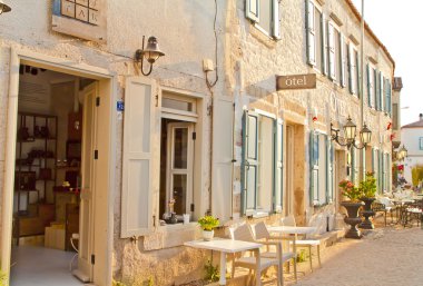 Beautiful Stone Street and House İn Turkey