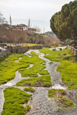 Türkiye'de güzel şelale sahnesi