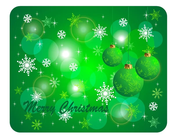 Decorative Christmas Card and Backround — Stock Vector