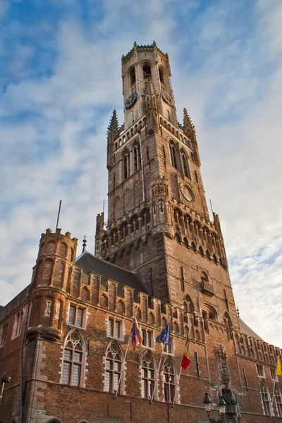 Hermosa escena en Brujas, Bélgica — Foto de Stock
