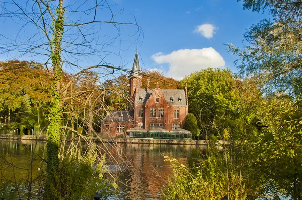 Bela cena da natureza em Brugge, Bélgica — Fotografia de Stock