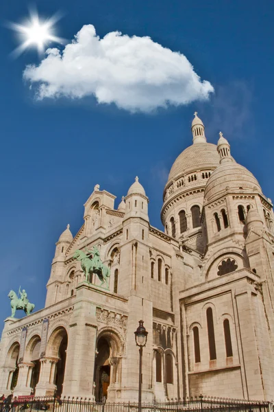 Montmartre-Szene in Paris, Frankreich — Stockfoto