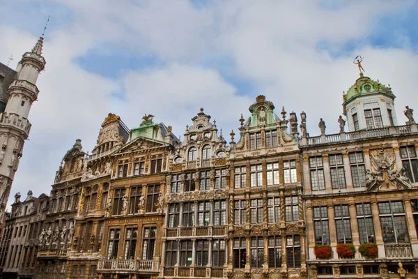 Grand Place Scene in Brüksel ,Belgium — Zdjęcie stockowe