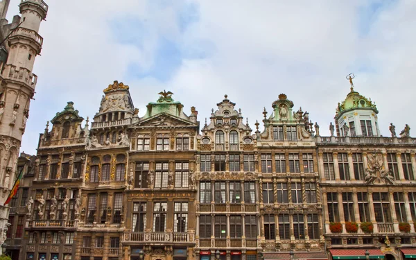 Grand Place Scene in Brüksel ,Belgium — Stockfoto