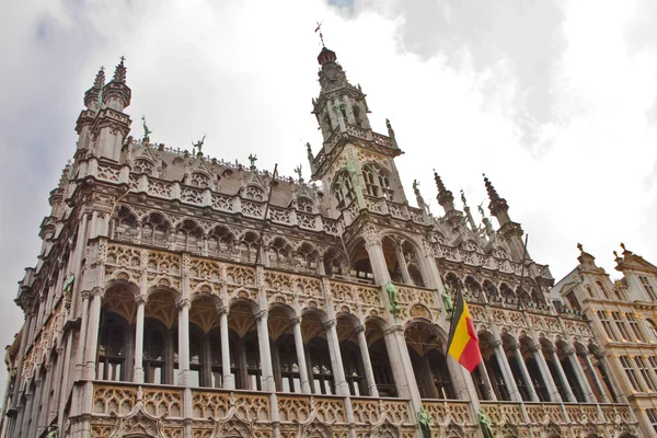 Grand Place Scene in Brüksel ,Belgium — Zdjęcie stockowe