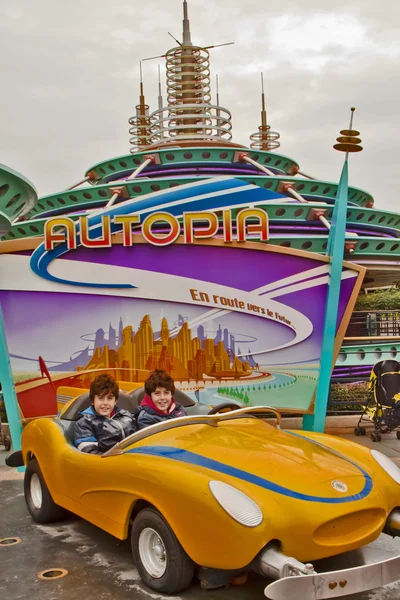 Fun TLigume in Disneyland, Parigi Francia — Foto Stock