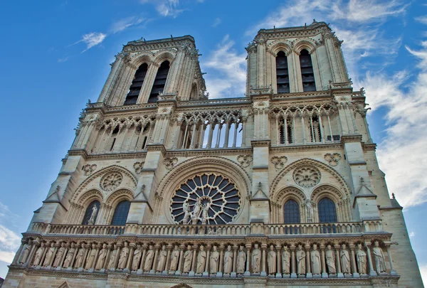 ノートルダム大聖堂、パリのシーン フランス — ストック写真