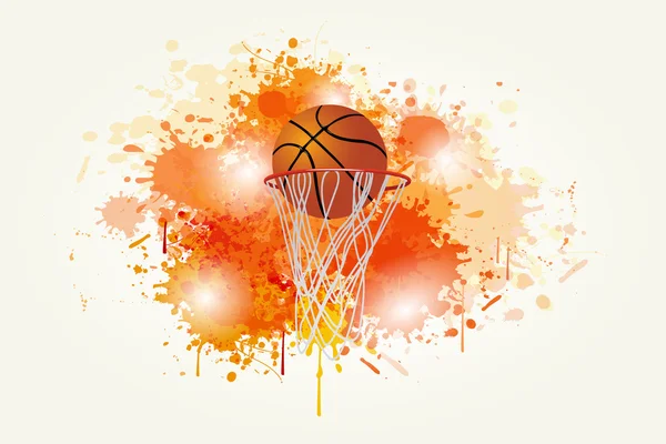 Turuncu soyut spor artalanları