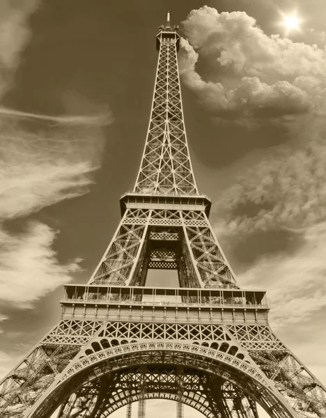 Escena en la Torre Eiffel, París Francia —  Fotos de Stock