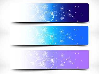 renkli dekoratif yılbaşı banner