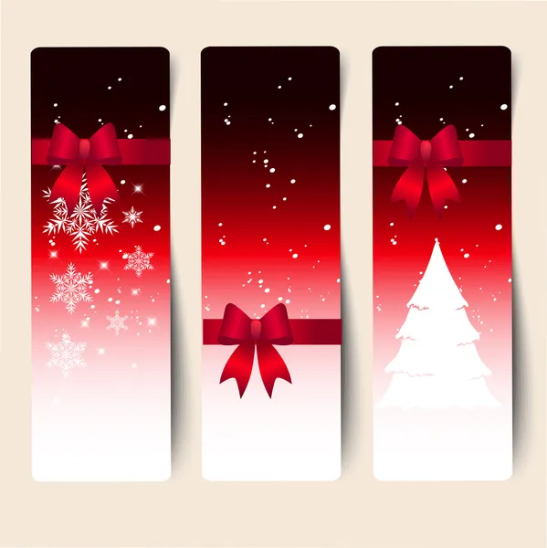 Banner decorativo colorido do Natal — Vetor de Stock