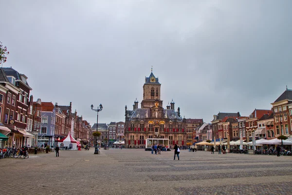 Scène in delft, Nederland Europa — Stockfoto