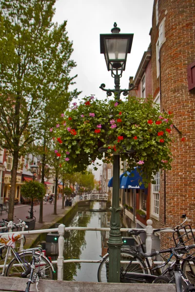 Scene in Delft,Holland Europe — Stock Photo, Image