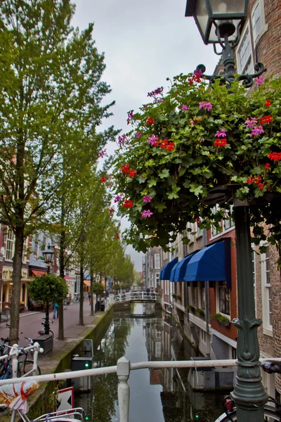 Scene in Delft,Holland Europe — Stock Photo, Image