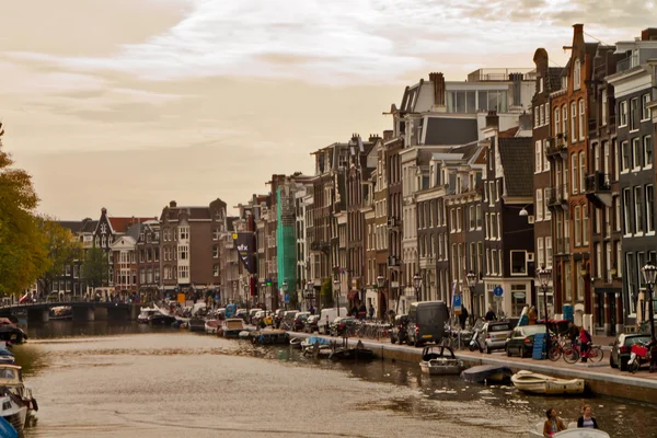 Scene in Amsterdam,Holland Europe — Stock Photo, Image